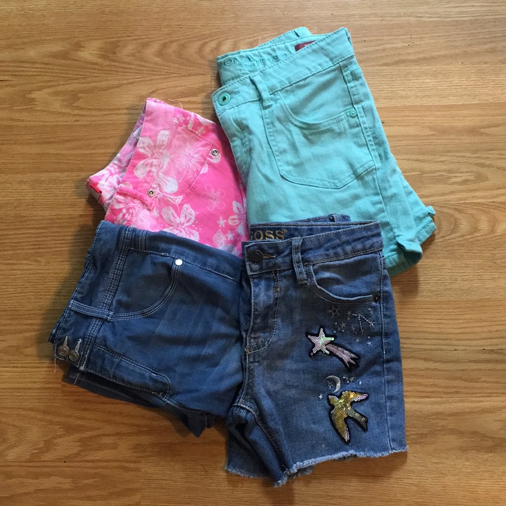 4 pr. Girls shorts